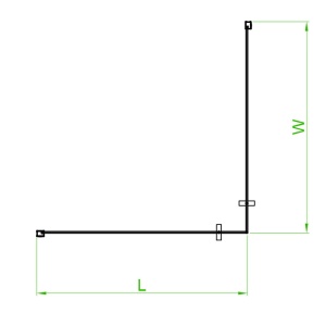 Cabina de dus patrata din sticla securizata 5mm cu rame negre BL30A 80 x 80 cm - Img 19