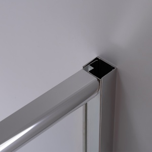 Cabina de dus patrata din sticla securizata cu rame cromate si usi glisante ZKM-1019 100 x 100 cm - Img 12