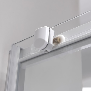 Cabina de dus patrata din sticla securizata si rame cromate KZ93A 80 x 80 cm - Img 14