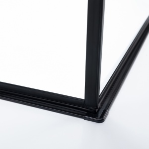 Cabina de dus patrata KZ25 negru mat 90 x 90 cm sticla 6 mm - Img 23