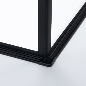 Cabina de dus patrata KZ29 negru mat 90 x 90 x 195 cm sticla 6 mm - Img 17