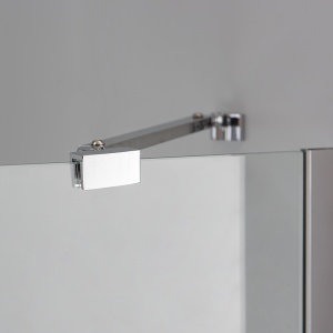 Cabina de dus semicirculara din sticla securizata rame cromate KZ92B 90 x 90 cm - Img 10