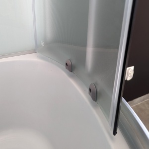 Cabina dus Semicerculara cu cadita WSH304B , sticla mata, dimensiune 90x90 - Img 7
