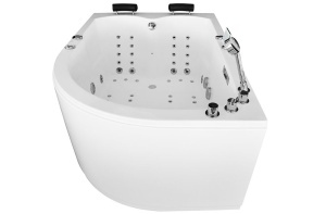 Cada asimetrica cu hidromasaj si cromoterapie SPA MUE-004A stanga 170 x 120 x 70 cm - Img 3