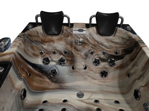 Cada cu hidromasaj de colt pentru 2 persoane MUS-1062 dreapta – 180 x 122 x 60 cm, Mediterranean - Img 8