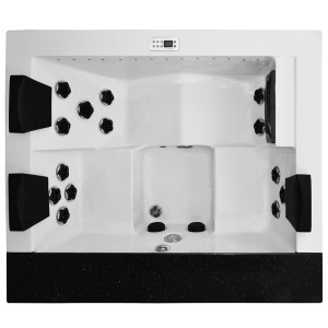 Cada cu hidromasaj jacuzzi pentru gradina PRO-1543 pentru 3 persoane 200 x 170 x 80 cm - Img 2
