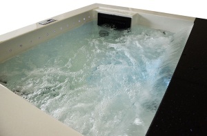 Cada cu hidromasaj jacuzzi pentru gradina PRO-1543 pentru 3 persoane 200 x 170 x 80 cm - Img 11