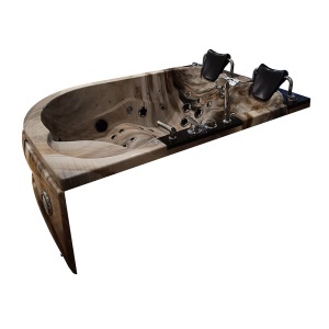 Cada cu hidromasaj pentru 2 persoane MUS-1062 Mediteranean 180 x 122 x 60 cm, montaj colt stanga - Img 5