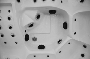 Cada cu hidromasaj rotunda, jacuzzi exterior , Pro 1346 Standard+ pentru 5 persoane 220 x 220 x 96 cm - Img 14