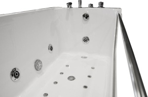 Cada cu hidromasaj si cromoterapie MO-0319, 170 x 80 cm, panou de sticla, Bluetooth si radio - Img 11