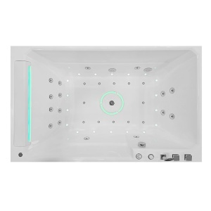 Cada de baie alba cu spa si hidromasaj MO-1806 cu LED, 180 x 110 x 60 cm - Img 7
