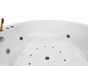 Cadă de baie albă cu spa și hidromasaj PRO-18027 – 180 × 180 × 60 cm - Img 5