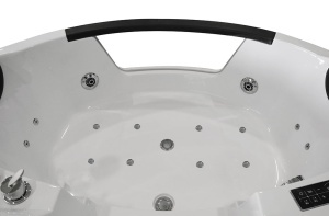 Cada de baie cu hidromasaj de colt MO-0322, 135 x 135 x 63 cm, pentru 2 persoane - Img 11