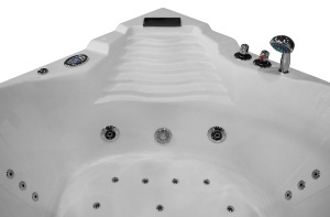Cada de baie cu hidromasaj MO-1003 Turbo+ SPA, 140 x 131-140 cm, 2 locuri, alb - Img 11