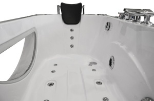 Cada de baie cu hidromasaj MO-1633 Turbo Spa – 168 x 86 x 60 cm, geam frontal si incalzitor, alb - Img 9