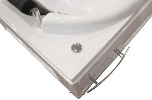 Cada de baie cu hidromasaj MO-1634B Turbo+ Spa, 170 x 87 x 60 cm, incalzitor, baterie termostatica si Bluetooth, alb - Img 10