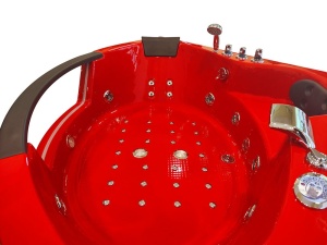 Cadă de baie cu hidromasaj RED SPA MO-1004 HC - cu încălzitor, 152x152x56 cm - Img 4