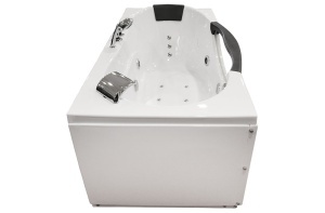 Cada de baie cu hidromasaj si cromoterapie MO-1002 cu geam panoramic, baterie termostatica si Bluetooth – 180 x 88 x 65 cm - Img 4