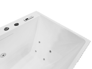 Cada de baie cu hidromasaj si design canelat MO-18008AL-170, 170 x 75 x 59 cm, cascada si Bluetooth - Img 9
