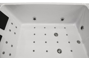 Cada de baie cu hidromasaj si Turbo Spa pentru 2 persoane 186 x 121 x 65 alba - Img 15