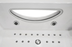 Cada de baie cu hidromasaj Turbo Spa 180 x 91 x 60 cm alba - Img 16