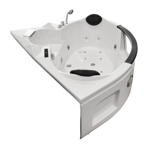 Cada de baie cu spa si hidromasaj MO-0312 si montaj pe colt 150 x 150 x 64 cm - Img 6