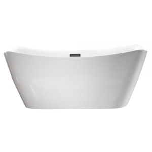 Cada de Baie De Sine Statatoare 178x83x72cm, Design Modern, Culoare Alb - Img 1