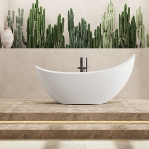 Cada de baie freestanding cu forma ovala Exclusive 185 x 76 x 92 cm - Img 2