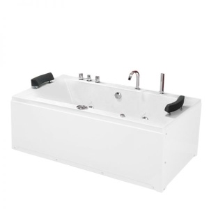 Cada de baie RAMONA 640, Cu hidromasaj 180x90cm, Culoare Alb