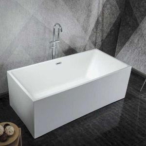 Cada de baie Santa 507B 160x75cm , Culoare Alb , Deversor Cromat - Img 10