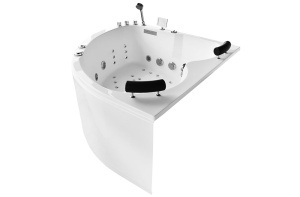 Cada de colt cu hidromasaj SPA MUE-0031A, 140 x 140 cm, 2 persoane, 58 duze si incalzitor - Img 5