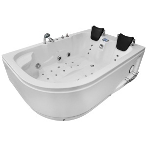 Cada de dus cu hidromasaj pentru 2 persoane si montaj dreapta PRO1631 Turbo 180 x 120 x 54 cm