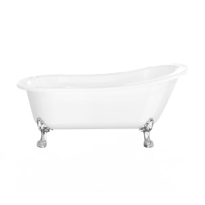 Cada retro freestanding Florida, Dido 170, ovala, cu picioare si instalatie completa, alb