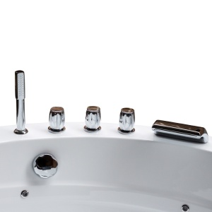 Cada spa cu hidromasaj DELLA 916, 170x170 cm, carcasa alba - Img 17
