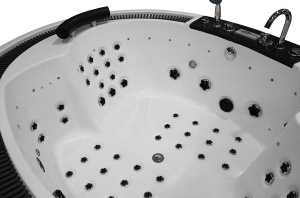 Cada SPA cu hidromasaj MUS-1099, Dimensiune 210x170x70 cm, carcasa grafit - Img 4