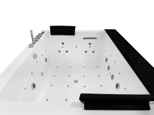 Cadă SPA Premium MO-1285 cu hidromasaj , Design modern, 180x150x72 cm - Img 11