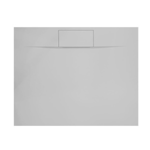 Cadita de dus dreptunghiulară SMC alba, MO-GD12080KS, 120 x 80 x 2.6 cm - Img 2