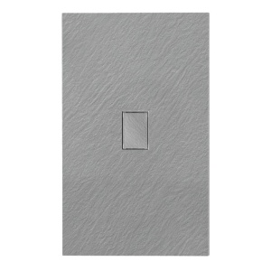Cadita de dus JUKO Gri 120x100 cm dreptunghiulara, Piatra Slim