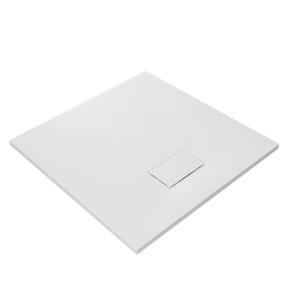 Cadita de dus MO-GD8080ES Dreptunghiulara, SMC, culoare Alb. 80X80X2.6CM - Img 3