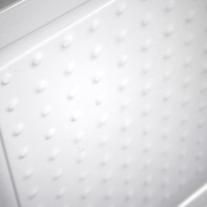 Cadita de dus patrata inalta antialunecare SXL05A 70 x 70 cm alba - Img 2