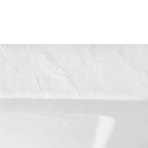 Cadita dus slim Silk alb 100x100cm - Img 4