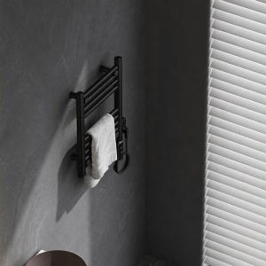 Calorifer electric de baie portprosop Manam 300W 50 x 40 cm negru - Img 14