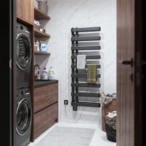 Calorifer electric, portprosop, Rea Artas 130x50 cm, Gri Mat - Img 4