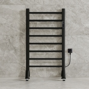 Calorifer electric TAAL-BL 200W pentru baie 91x50, negru - Img 15