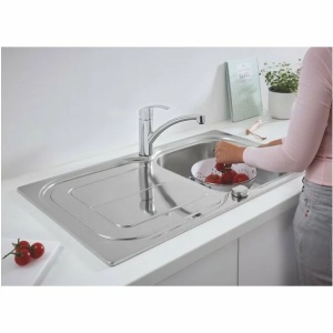 Chiuveta bucatarie inoxidabila Grohe K 300 cu picurator - Img 5
