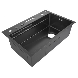 Chiuveta bucatarie, multifunctionala cu o singura cuva Taurus grafit 75 x 46 cm - Img 10