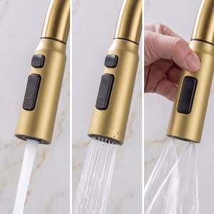 Chiuvetă bucatarie multifuncțională din oțel 10 în 1 REA Alonzo Brush Gold - Img 8