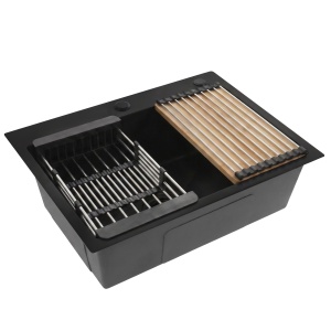 Chiuveta din inox cu set accesorii Rea Liam Black