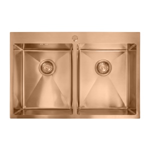 Chiuveta pentru bucatarie din inox Joel Brush Copper