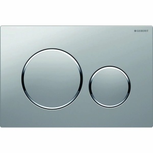 Clapeta de actionare vas WC Geberit Sigma20 crom mat EasyToClean